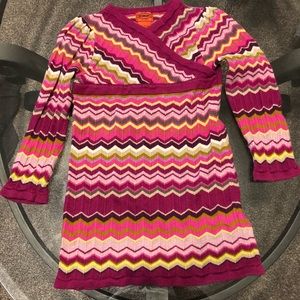 Fun Missoni sweater dress size 2T/3T